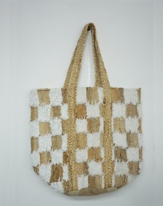 Bolso Bandolera Grande de Yute Estilo Bohemio de Alta Calidad, Tendencia 2026, Hecho a Mano en India, Abierto, Reutilizable, Ecológico para Viajes - Product Image 1