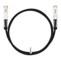 Cable Twinax de Cobre de Conexión Directa Pasiva de 400G OSFP Flat Top a 400G QSFP-DD