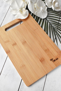 Planche à découper polyvalente en bois massif, surface de découpe durable, plateau de service de cuisine, accessoire, artisanat de qualité - Product Image 5