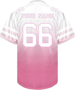 Camiseta Deportiva de Malla Personalizada de Fútbol Americano para Hombre, Uniforme de Equipo con Número Impreso, Ropa de Entrenamiento Transpirable - Product Image 4