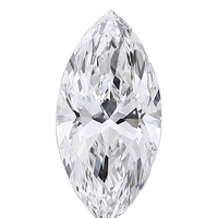 Diamante Cultivado en Laboratorio de Corte Excelente, 1 Quilate, VS1, Color F, Forma Marquesa Alargada, Certificado IGI, HPHT CVD, Diamante Suelto para Anillo de Compromiso