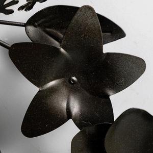 Modern Metal <b>Leaf</b> Wreath <b>Wall</b> Art Decorative Iron <b>Wall</b> Hanging Round Floral Home Living Room <b>Decor</b> Accent - Product Image 5