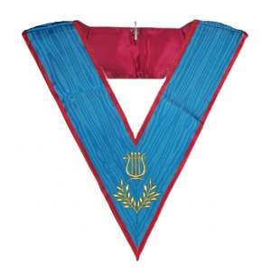 Collar de Maestro de la Armonía Lauderdale, sautoir-maitre-de-lharmonie-laud, REGALIA MASÓNICA, INSIGNIA DE OFICIAL, RITO FRANCÉS - Product Image 1