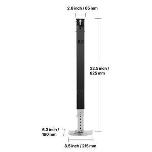 Rueda de Apoyo Universal de 32.5 Pulgadas para Quinta Rueda de RV, Piezas y Accesorios de Repuesto 179014 Compatibles con Lippert V - Product Image 2