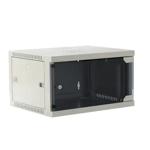 4u6u9u 800Mm * 800Mm Ddf Muur-Mount Knock-Down Ontwerp Achterste Schommelkast Netwerkserver Buitenkast Voor Datacenter