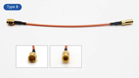 Nouvelle tête laser à induction, sonde RF à fibre optique, connecteur d'amplificateur de tête à condensateur, accessoires de coupe-câble court 1064nm