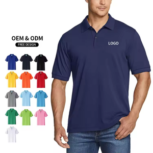 Chemises pour hommes brodées, écologiques, de haute qualité, avec logo personnalisé sur le devant, manches courtes, décontractées, pour le golf, fabriquées au Bangladesh - Product Image 6