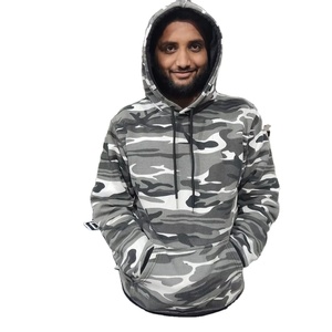 Sweat-shirt à capuche en polaire unie pour homme, personnalisé, 100 % coton, respirant, doublé, lavé - Product Image 1