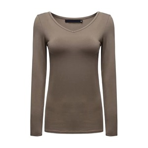 Camiseta Deportiva de Manga Larga para Mujer, Sin Costuras, Anti-UV, Transpirable, Absorbe la Humedad, para Yoga, Ajustada, Compresión, Capa Base - Product Image 1