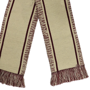 Conjunto Premium de Bufanda y Gorro de Punto Jacquard Kapa Alpha Psi en Rojo Carmesí y Crema - Regalo de Invierno Nupe Heritage - Artículos de Distinción Diamond Achievement - Product Image 6