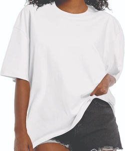 Camiseta de Punto 100% Algodón para Hombre y Mujer, Corte Holgado, Estampada, Manga Corta, Lavado Ácido, Secado Rápido, Transpirable - Product Image 5