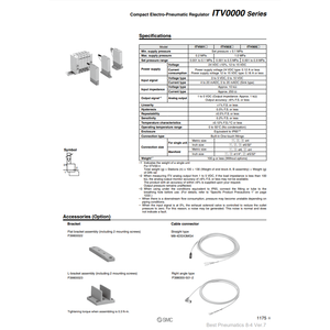 Régulateur électropneumatique compact SMC ITV0010-0N pièces pneumatiques - Product Image 1
