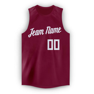 Maillot de basket-ball personnalisable 100% polyester pour hommes, personnalisé avec logo, taille plus, design respirant pour l'entraînement estival - Product Image 5