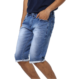 SELF INDUSTRIES Mid-Waist Straight Canvas Atmungsaktive Reißverschluss-Shorts mit festem Frontlogo, lässige Streetwear-Jeansshorts 220g für Herren - Product Image 5