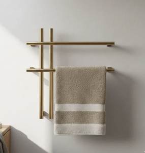Towel hanger bathroom storage <b>shelf</b> home bathroom organiser towel rack with <b>shelf</b> towel rack for small bathroom - Product Image 1