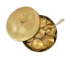 Caja de Almacenamiento de Condimentos de Alta Calidad, Organizador Metálico para Especias con Compartimentos para Hierbas e Ingredientes Secos - Product Image 4