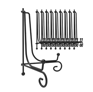 Supports de Présentation en Métal de Qualité Supérieure pour Assiettes, Présentoirs en Fer pour Assiettes, Vente en Gros, Présentoir en Métal Naturel - Product Image 1