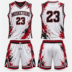 Nuevo Modelo de Camisetas y Pantalones Cortos de Baloncesto de Secado Rápido, Uniforme de Baloncesto para Adultos, Ropa Deportiva con Diseño Único y Logotipo - Product Image 1