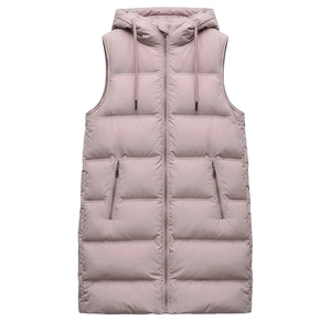 Man vest <b>Jacket</b> <b>Waterproof</b> Bodywarmer Sleeveless golf Padded down Puffy Lightweight polyester waistcoat Quilted Puffy Vest - Product Image 4