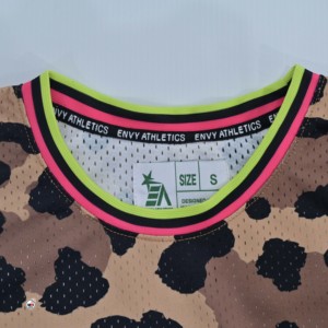 Nuevo Jersey Deportivo Corto de Baloncesto para Mujer con Estampado de Leopardo, Malla Transpirable, Cuello Redondo, Sin Mangas, de Poliéster - Product Image 5