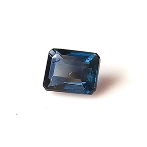 Saphir Teal Naturel Australien de 1 Carat, Facetté, Taille Émeraude, Non Chauffé, Non Traité, Translucide, Qualité Premium, Pierre Précieuse - Product Image 1