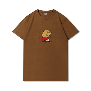 เสื้อยืดพิมพ์ลายลำลองสำหรับฤดูร้อน ผ้าระบายอากาศ แขนสั้น นุ่ม เบา สบาย เหมาะสำหรับผู้หญิง ใส่ได้ทุกวัน - Product Image 5