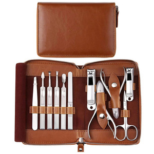 Ensemble d'outils professionnels pour le soin des ongles, pour la vente en gros, kit de soin des ongles portable, ensemble de manucure de haute qualité en acier inoxydable - Product Image 1