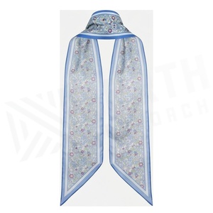 NORTH APPROACH Bufanda Larga de Seda para Mujer, Estampado Floral, Elegante Accesorio de Moda Multifuncional para Todas las Temporadas - Product Image 2