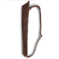 Sac porte-flèches en cuir brodé sur mesure avec sangle réglable, étanche, pour flèches en carbone et pointes en acier, pour arcs classiques et tir à l'arc