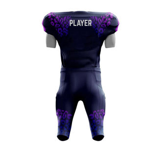 Uniformes de Fútbol Americano Transpirables Personalizados al por Mayor, Impresión de Pantalla Personalizada, Uniformes de Fútbol Americano Transpirables de Secado Rápido - Product Image 5