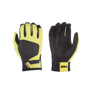 NOFA INDUSTRIES White Leather Batting Glove Right Hand Breathable <b>Hook</b> And Loop Closure Unisex Adult Training - Product Image 1