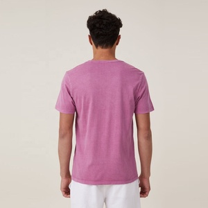 Camisetas de Hombre 100% Algodón Tejido, Cuello Redondo, Corte Holgado, Logotipo Personalizado, Patrón de Letras, Impresión de Serigrafía de Alta Calidad, Mejor Precio - Product Image 3