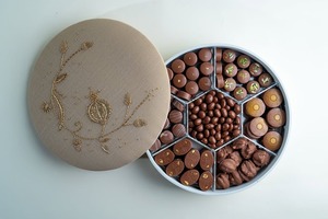 Handmade Acrylic Food Organizer <b>with</b> Mother of Pearl Shell <b>Lid</b> Premium Kitchen <b>Storage</b> <b>Decor</b> - Product Image 4