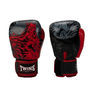 นวมชกมวยไทย MMA ซานด้า คิกบ็อกซิ่ง รุ่น FBGV-50 หนังวัวแท้คุณภาพพรีเมียม พร้อมที่จับมือแบบเต็มนิ้ว สายรัดข้อมือปรับได้ - Product Image 4