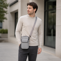 Pochette Faraday en tissu de haute qualité pour téléphone, anti-espionnage, blocage des signaux, sac bandoulière, protection RFID, étui de protection pour les voyages