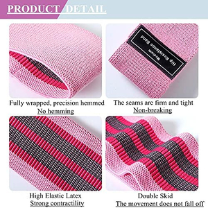 Hip Resistance <b>Bands</b> Set Light Resistance Nylon Loop <b>Bands</b> for Fitness Training with Mesh Bag Adults Exercise Equipment - Product Image 5