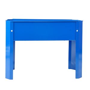Metallo blu elevato giardino letto grande scatola per vaso di fiori per giardino giardino per giardino giardino giardino giardino con giardino ortaggi e fiori Set di 2 - Product Image 4