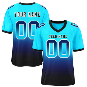 Custom <b>Mesh</b> American Football Jersey <b>Men</b> 100% Polyester Breathable Quick Dry <b>Top</b> Quality Rugby Uniform - Product Image 2