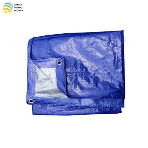 High Quality Blue Silver PE Tarpaulin <b>Sheet</b> 4x6m 150 GSM Waterproof UV Resistant Heavy Duty <b>Plastic</b> Tarp Cover - Product Image 3
