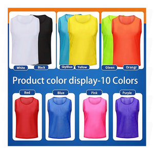 Chalecos Deportivos Juveniles con Números para Entrenamiento, Chalecos Reversibles para Baloncesto, Fútbol y Fútbol Americano - Product Image 6