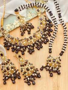 Juego de Joyería de Acero Inoxidable de Alta Calidad con Diseño Personalizado para Mujer, con Collar y Aretes, para Bodas y Fiestas, para Conjuntos de Joyería Nupcial - Product Image 4
