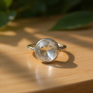 <b>Labradorite</b> Moissanite <b>Ring</b> 3.1 Grams Elegant and Unique Jewelry Accessory - Product Image 3