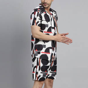 Ensemble T-shirt et short léger pour homme, 300 GSM, tendance, manches courtes, le plus demandé - Product Image 5