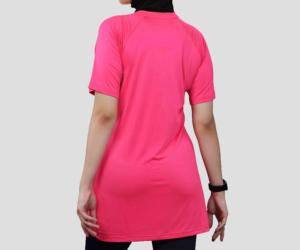 Custom Hot Selling Women <b>Islamic</b> Muslims Modest T-Shirts Elongated Tall For Females Breathable Plus Size Streetwear Modest Shirt - Product Image 3