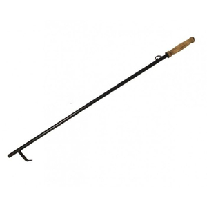 Pique à feu en métal torsadé noir pour foyer extérieur et jardin - Product Image 4