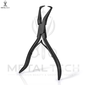 Hair Extension Installation <b>Tool</b> Kit With Storage Pouch Loop Needle, Pulling Hook,Pliers & Sectioning Clips For Professional Use - Product Image 6