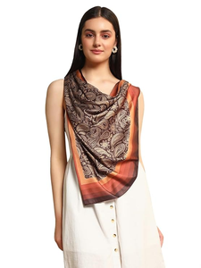 Bufandas cuadradas de moda con impresión digital personalizada, tela ligera, accesorios elegantes de alta calidad, suministro al por mayor - Product Image 6