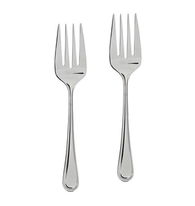 Ensemble de fourchettes à fruits en acier inoxydable de haute qualité, couleur argent, pour gâteaux et desserts, lavable au lave-vaisselle - Product Image 2