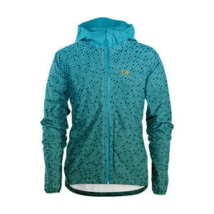 Zipper Closure Men's Hooded Windbreaker Jacket Customized Pattern Print Sporty Style Lightweight Polyester Shell Autumn Wear - Product Image 4