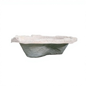 Ornements de jardin en fibre de verre FRP légers KNT Wholesale, résistants aux intempéries, modernes, pour usage intérieur/extérieur, attrayants et peints. - Product Image 1